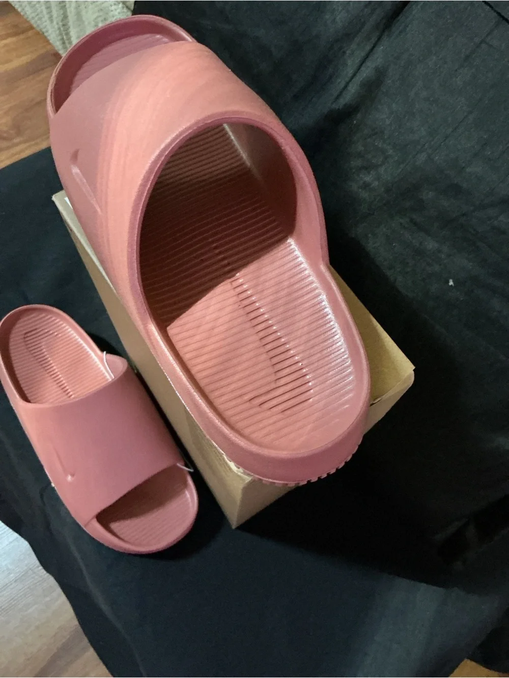 Nike Women's Slide Sandals in Dusty Pink Slides Nike Calm Slide sz 9 new